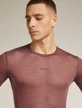 Merino Blend 75 Cool-Lite™ Featherlight™ Long Sleeve Crewe Thermal Top Carob - 5