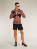 Merino Blend 75 Cool-Lite™ Featherlight™ Long Sleeve Crewe Thermal Top Carob - 4