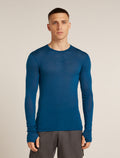 Merino Blend 75 Cool-Lite™ Featherlight™ Long Sleeve Crewe Thermal Top Atlantis - 1
