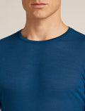Merino Blend 75 Cool-Lite™ Featherlight™ Long Sleeve Crewe Thermal Top Atlantis - 5