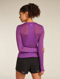 Merino Blend 75 Cool-Lite™ Featherlight™ Long Sleeve Crewe Thermal Top Passion - 2