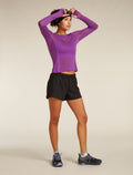 Merino Blend 75 Cool-Lite™ Featherlight™ Long Sleeve Crewe Thermal Top Passion - 4