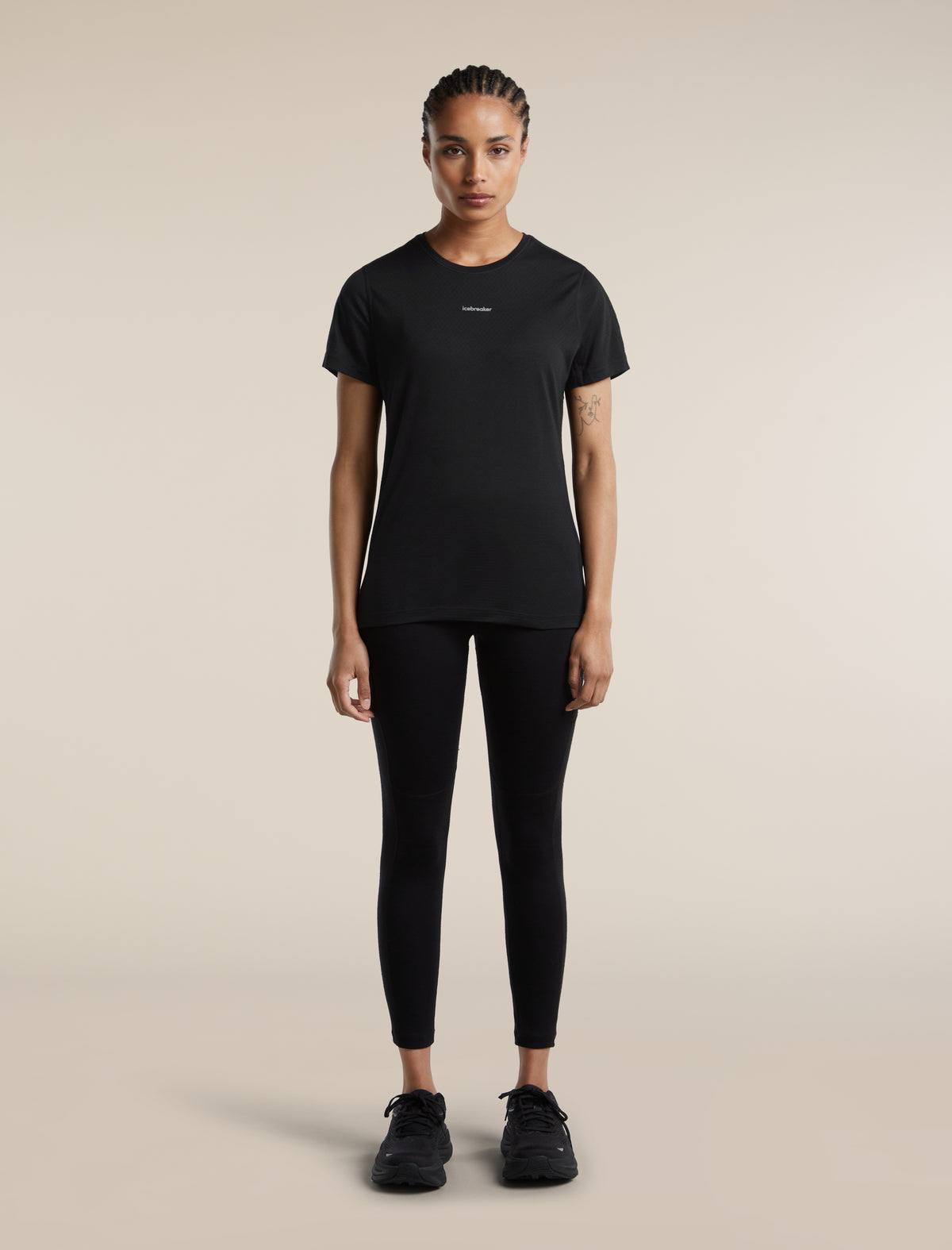 Women's Merino Blend 125 Cool-Lite™ Speed Short Sleeve Tee Black - 3