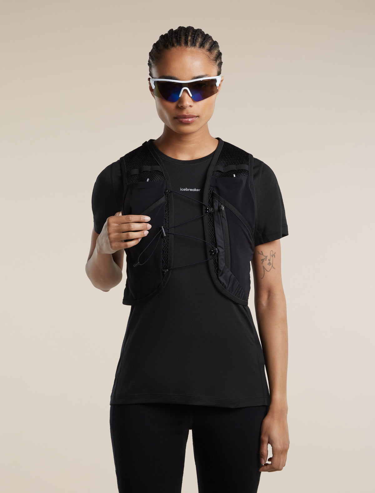 Women's Merino Blend 125 Cool-Lite™ Speed Short Sleeve Tee Black - 5