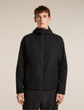 Men's Shell+™ Cotton Elevation Windbreaker Jacket Black - 1