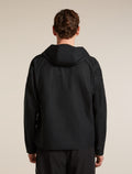 Men's Shell+™ Cotton Elevation Windbreaker Jacket Black - 3