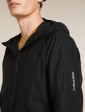 Men's Shell+™ Cotton Elevation Windbreaker Jacket Black - 6
