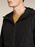 Men's Shell+™ Cotton Elevation Windbreaker Jacket Black - 7