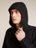 Men's Shell+™ Cotton Elevation Windbreaker Jacket Black - 8