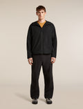 Men's Shell+™ Cotton Elevation Windbreaker Jacket Black - 4