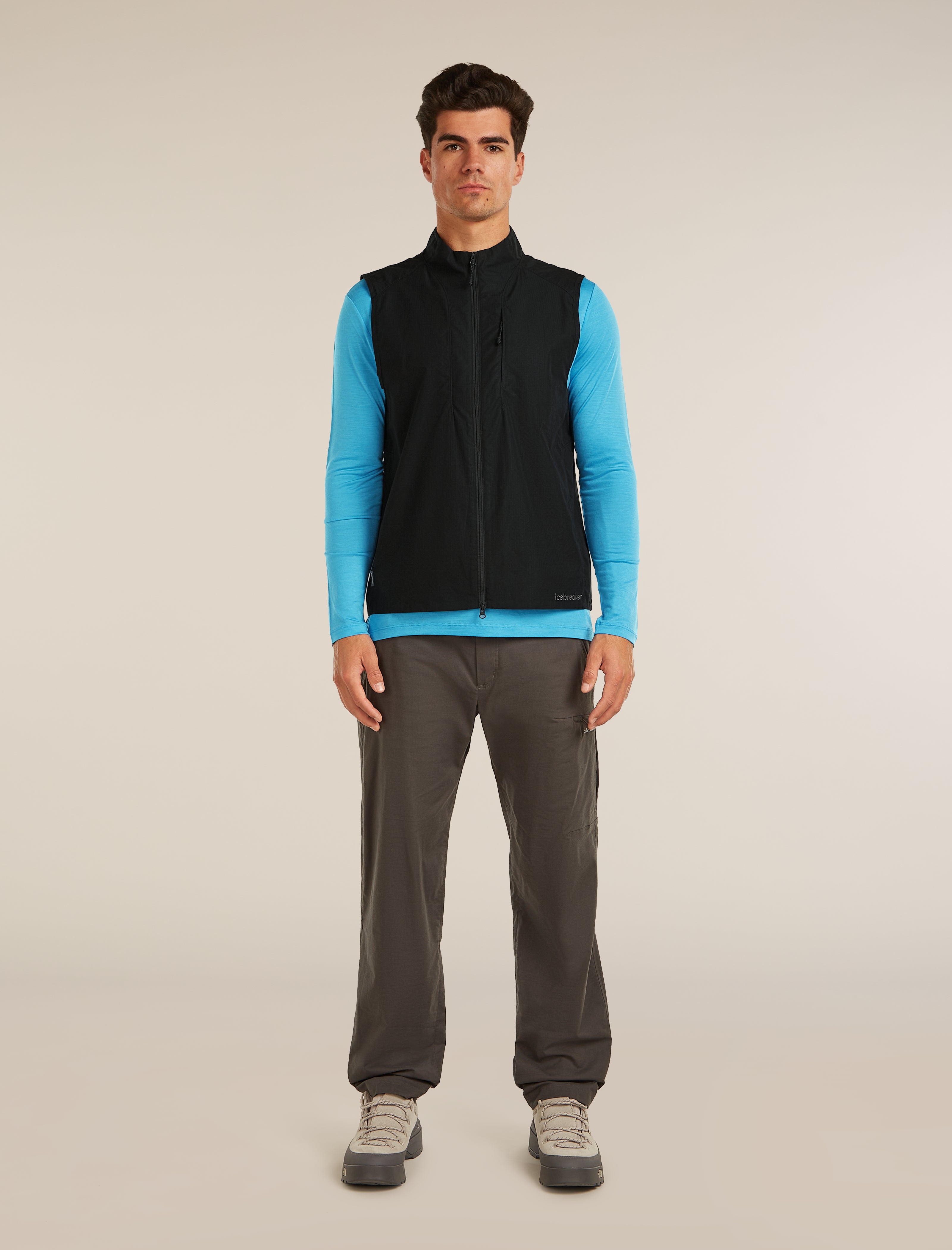 Men Shell+™ Cotton Elevation Windbreaker Vest| icebreaker