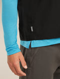 Men's Shell+™ Cotton Elevation Windbreaker Vest Black - 8