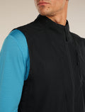Men's Shell+™ Cotton Elevation Windbreaker Vest Black - 7