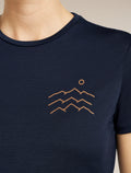 T-shirt 125 Cool-Lite™ Sphere Across the Peaks en mélange de mérinos pour femmes  - 5