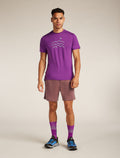 Men's Merino Blend 125 Cool-Lite™ Sphere Short Sleeve T-Shirt Across the Peaks Passion - 3