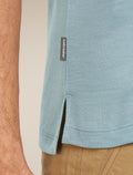 Men's Merino Blend 125 Cool-Lite™ Sphere Short Sleeve Tee Across The Peaks Flint Blue - 5