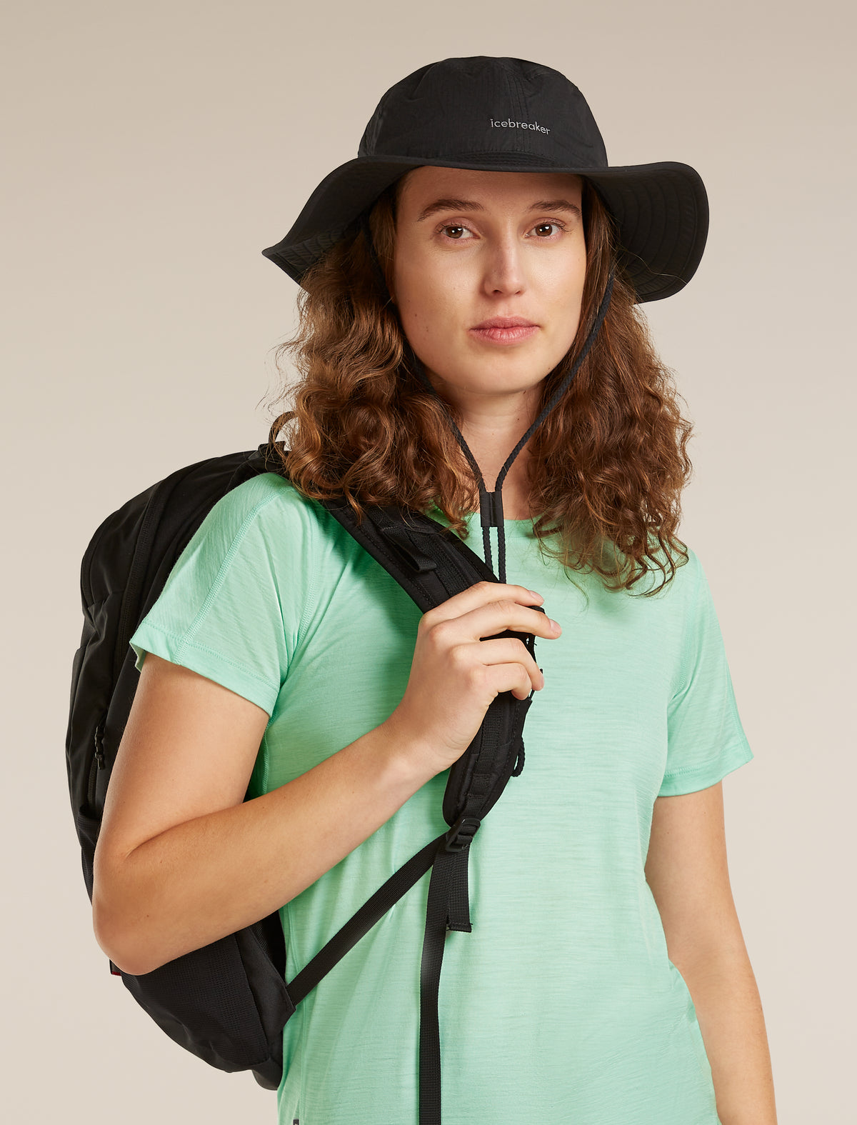 Chapeau unisexe coupe-vent Shell+™ Cotton à large bord  - 3