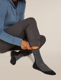 Women's Merino Hike+ Light Crew Socks Obsidian/Black - 2