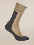 Men's Merino Hike+ Medium Crew Socks Cumin/Obsidian - 3