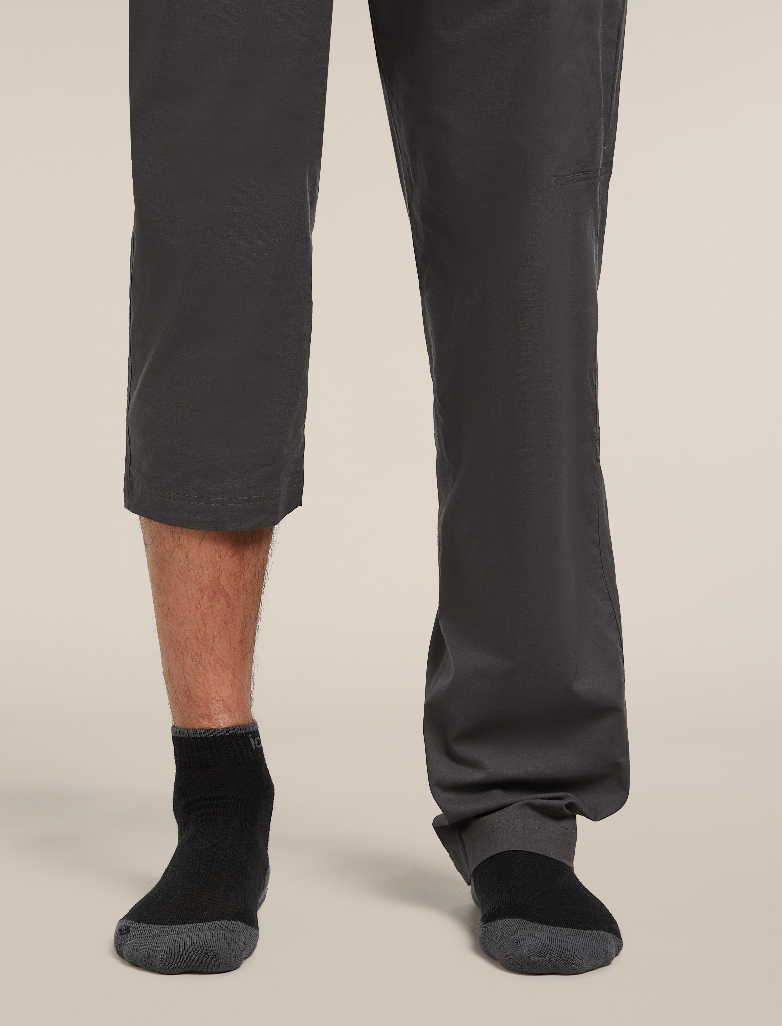 Men's Merino Hike+ Light Mini Socks Black/Obsidian