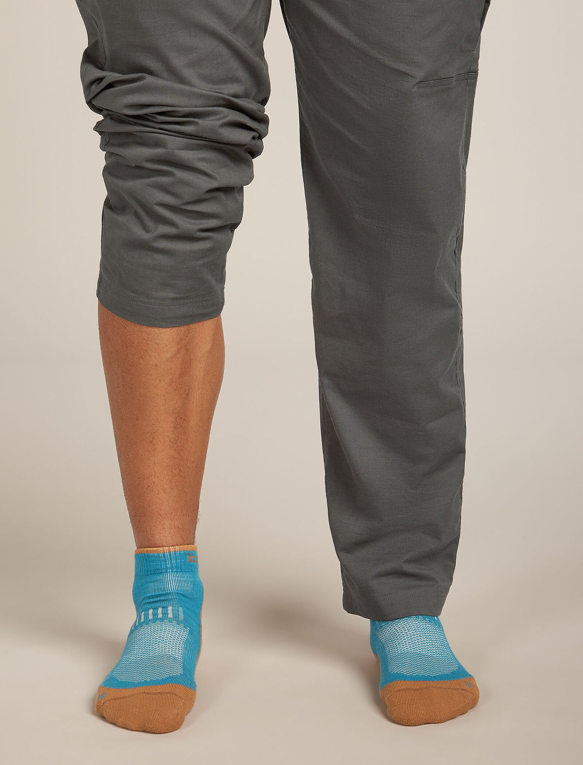 Men's Merino Hike+ Light Mini Socks Topaz/Trail - 3