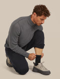 Men's Merino Hike+ Light Crew Socks Black/Obsidian - 3