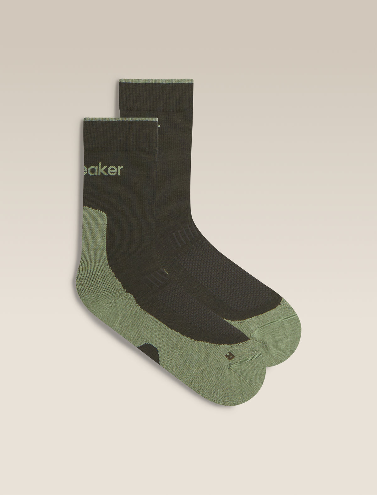 Men's Merino Hike+ Light Crew Socks Dark Loden/Lichen - 1