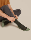 Men's Merino Hike+ Light Crew Socks Dark Loden/Lichen - 2