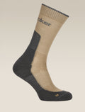 Men's Merino Hike+ Light Crew Socks Cumin/Obsidian - 3