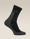 Men's Merino Hike+ Heavy Crew Socks Black/Obsidian - 3