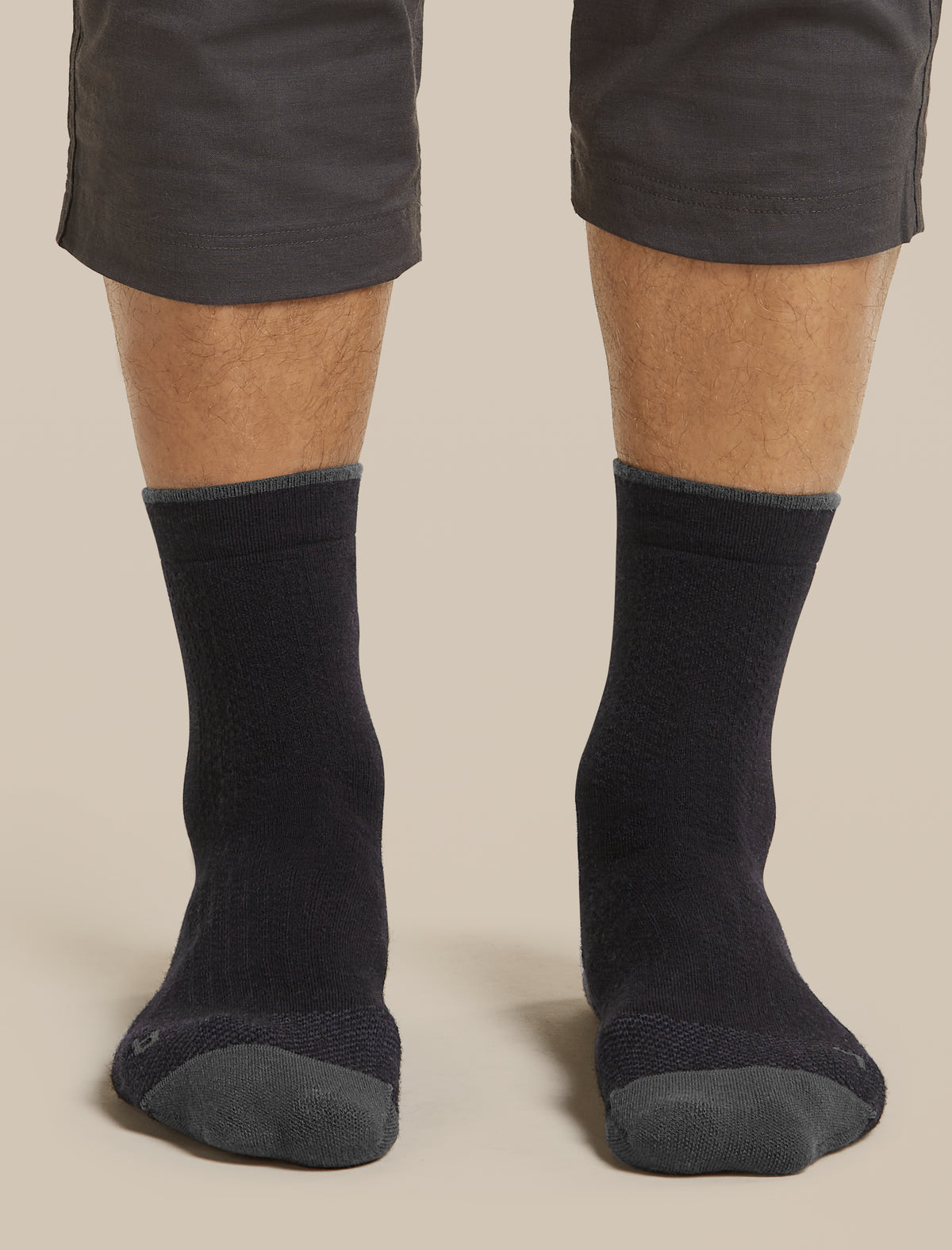 icebreaker Men's Merino Hike+ Ultralight Socks Quarter Black/Obsidian MEN - 3