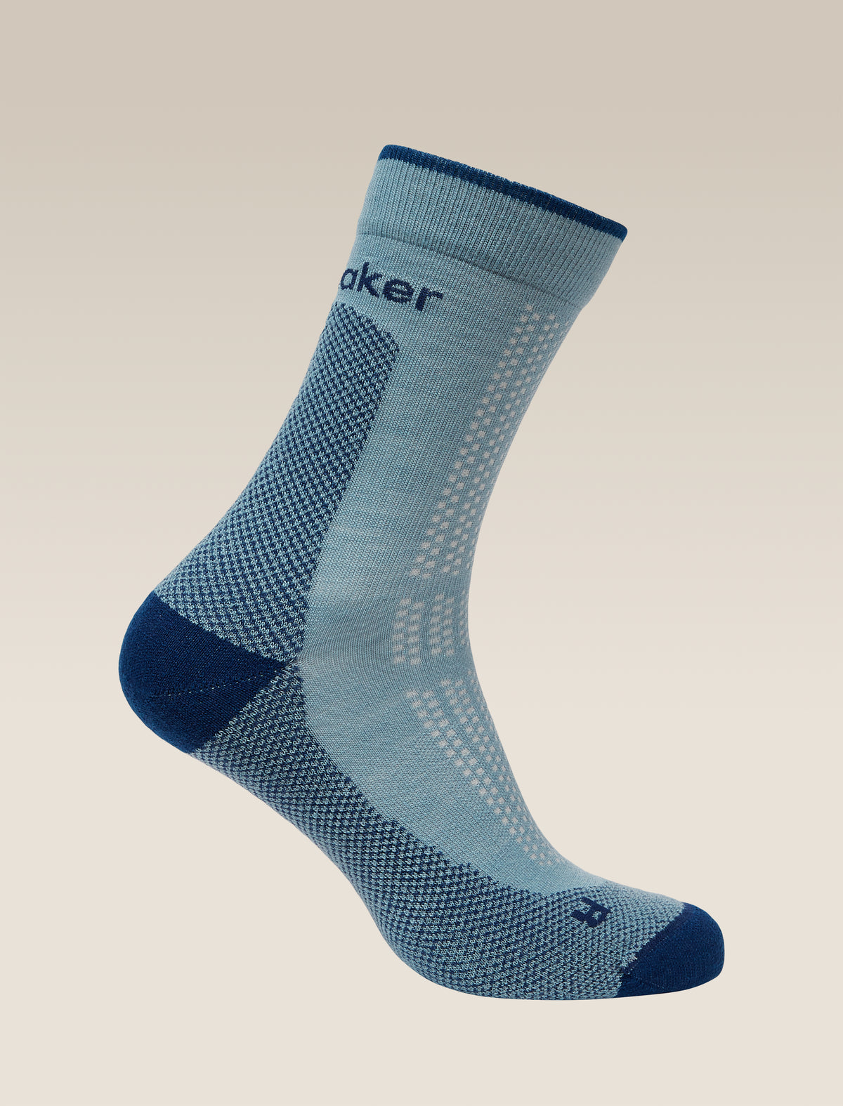 Men's Merino Hike+ Ultralight Quarter Socks Flint Blue/Atlantis - 5