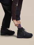 Women's Merino Hike+ Ultralight Quarter Socks Grey Plum/Bittersweet - 4