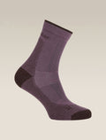 Women's Merino Hike+ Ultralight Quarter Socks Grey Plum/Bittersweet - 3
