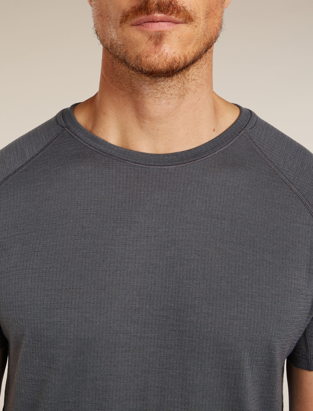 Men's Merino 200 Waffle Elevation Short Sleeve T-Shirt Obsidian - 5