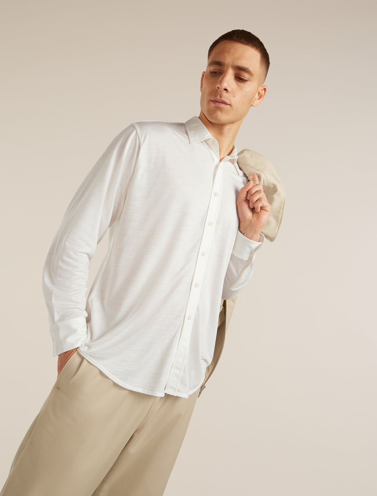 Unisex Merino Blend 125 Cool-Lite™ Long Sleeve Shirt Enamel - 1