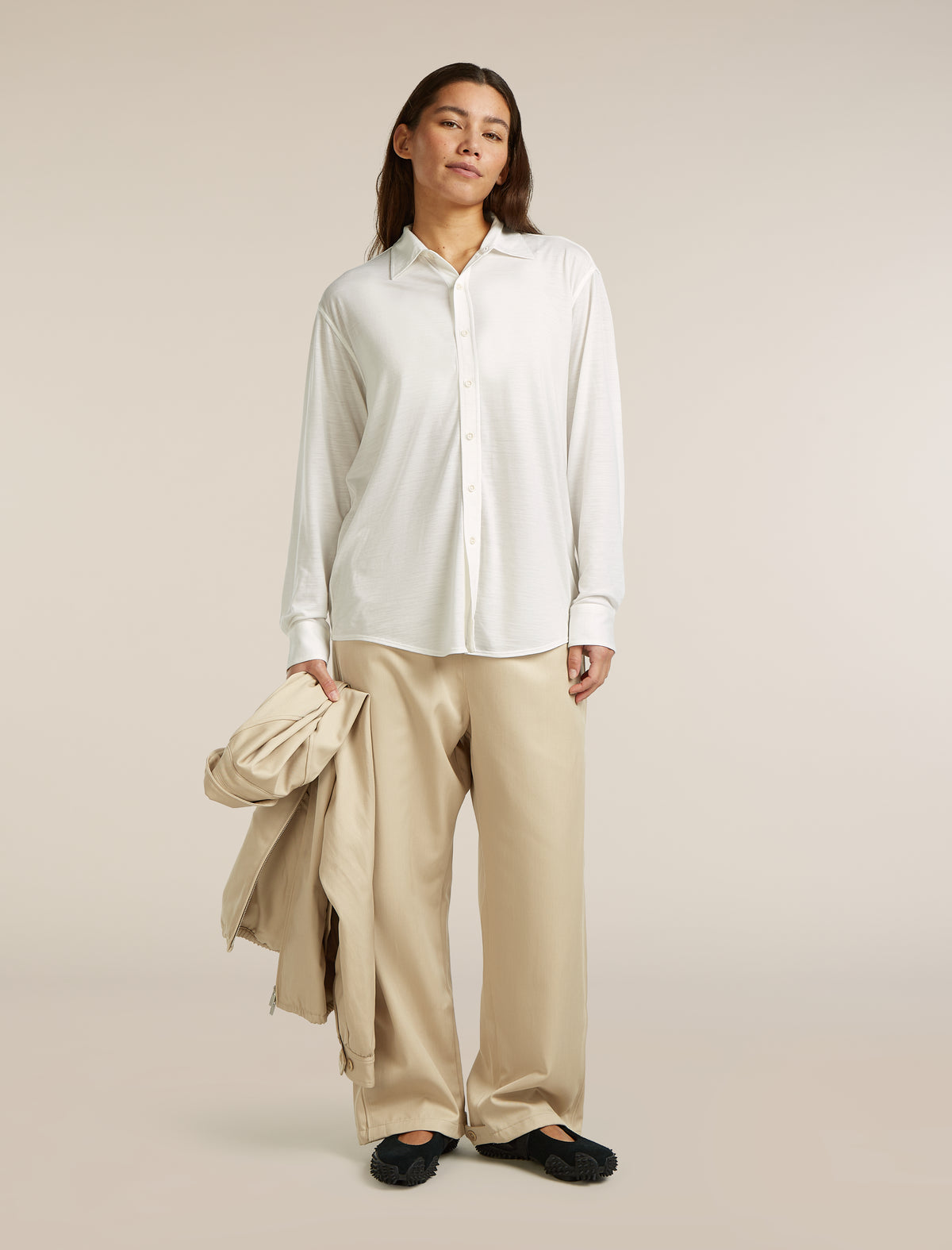 Unisex Merino Blend 125 Cool-Lite™ Long Sleeve Shirt Enamel - 3