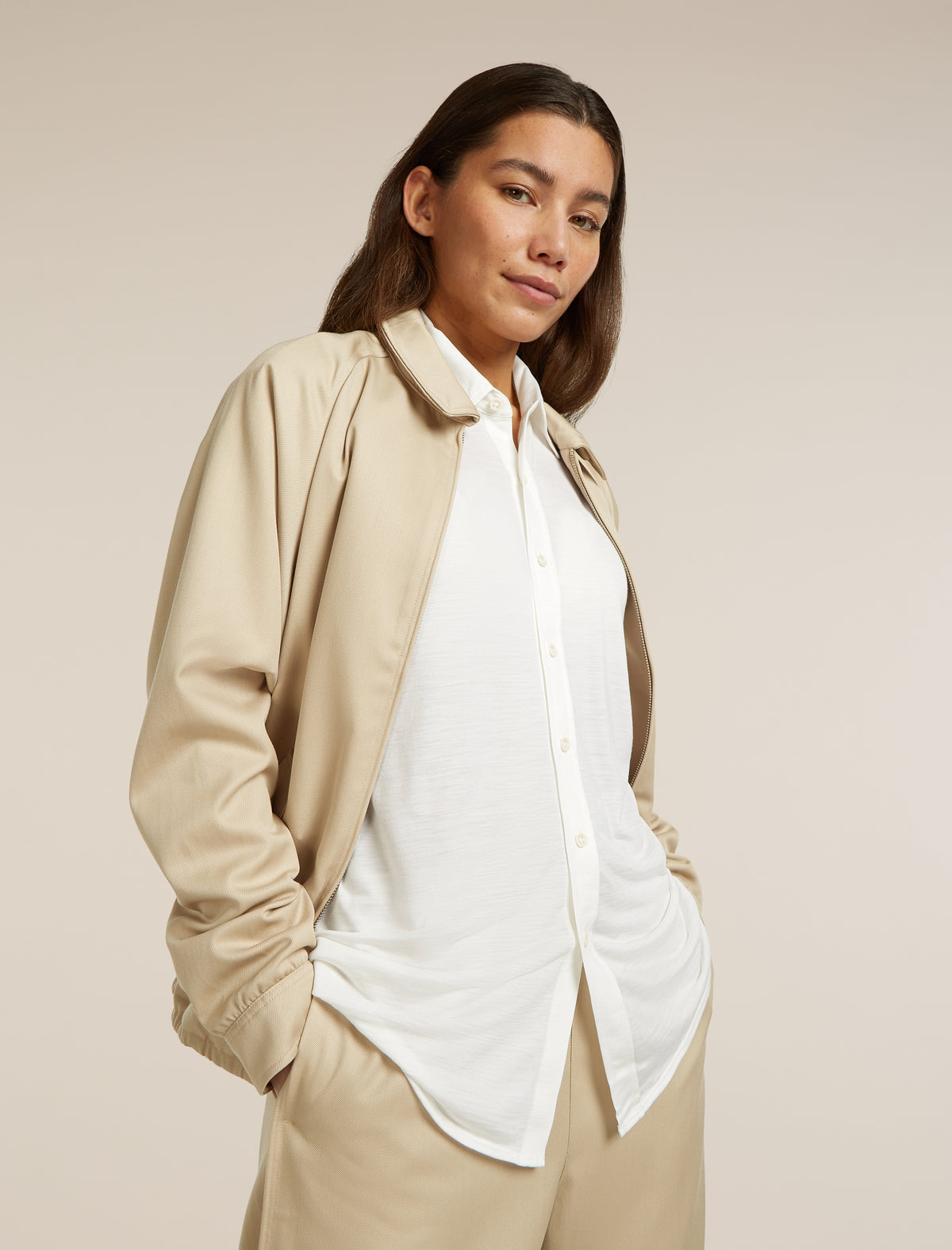 Unisex Merino Blend 125 Cool-Lite™ Long Sleeve Shirt Enamel - 16