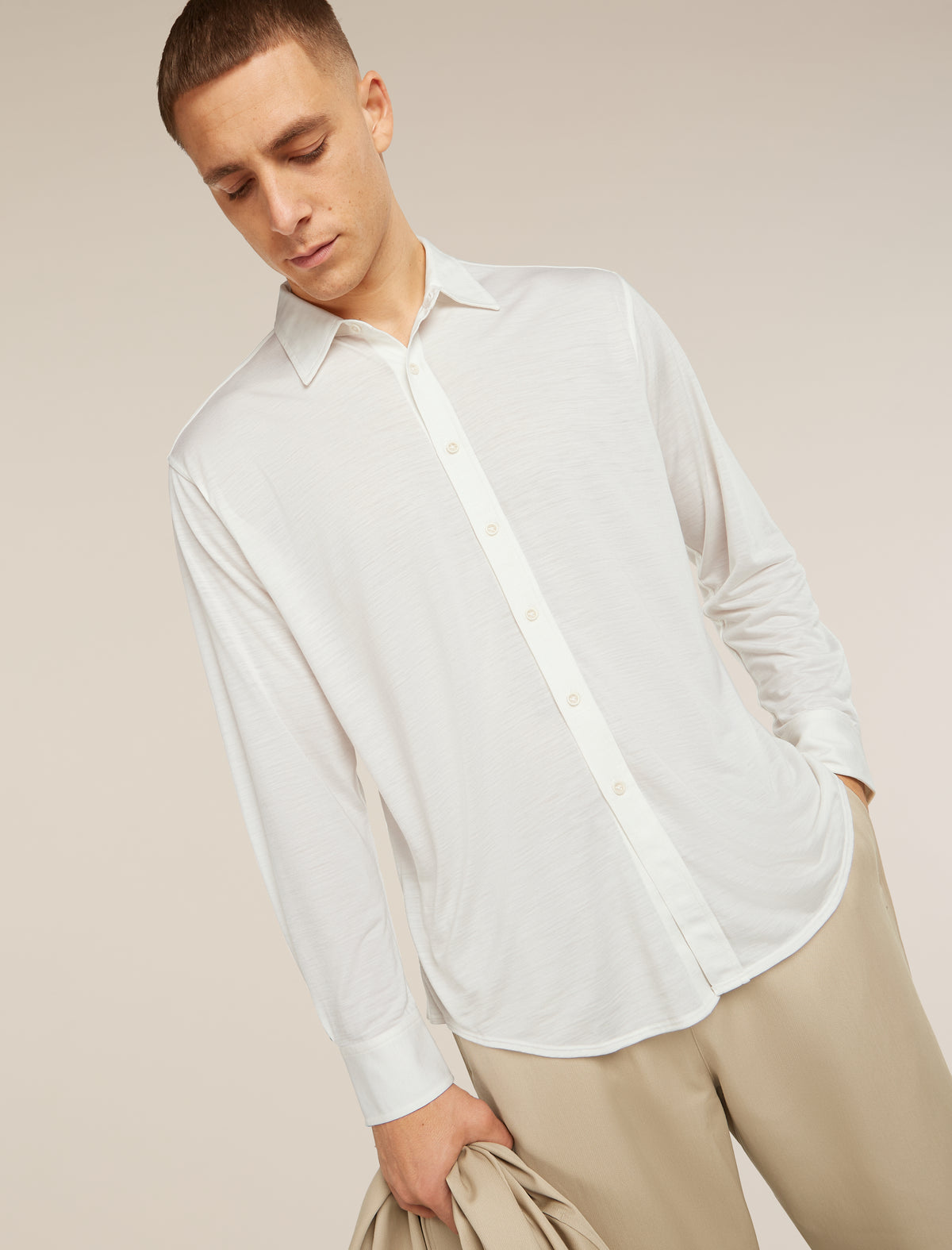 Unisex Merino Blend 125 Cool-Lite™ Long Sleeve Shirt Enamel - 17