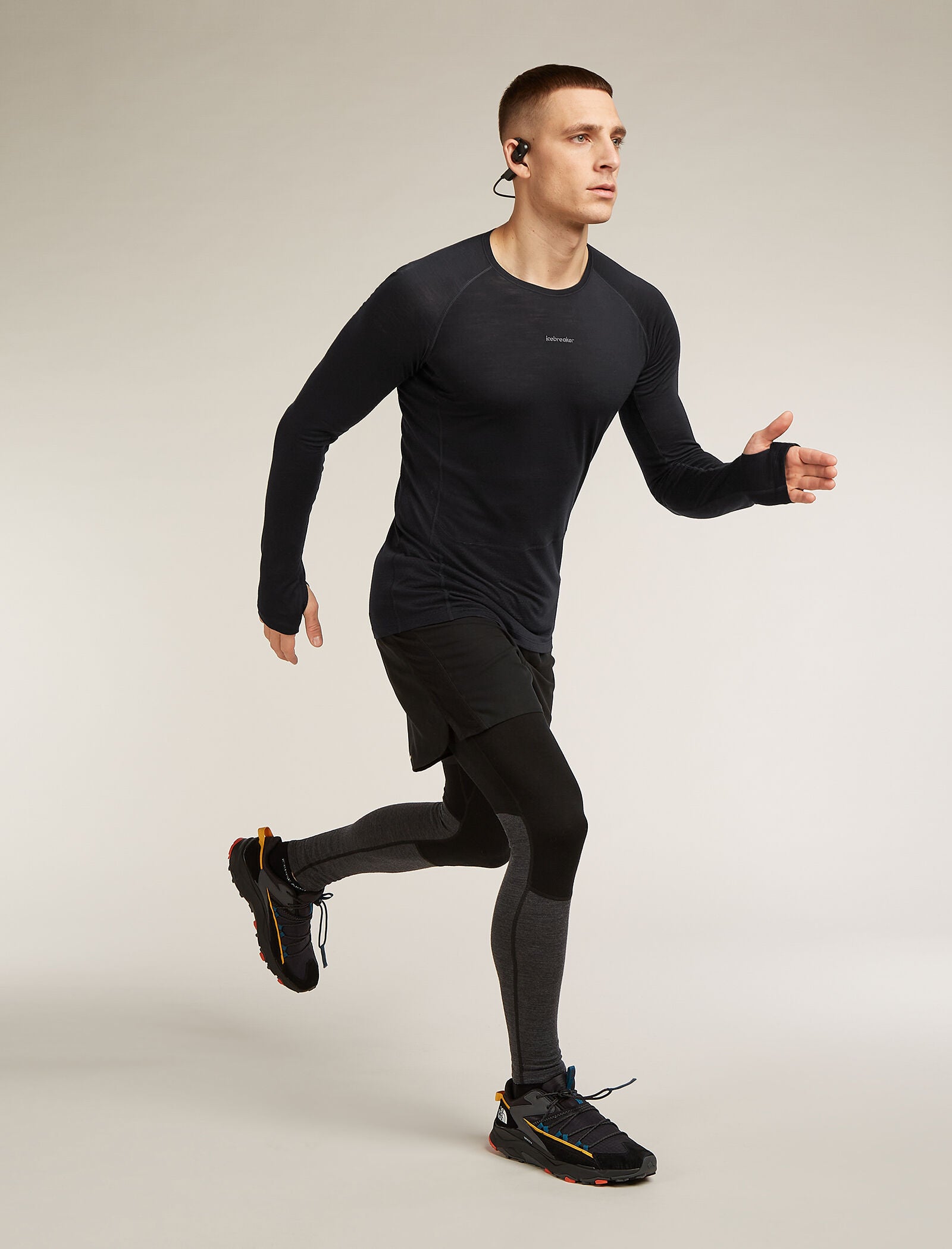 Men's Merino Blend 125 ZoneKnit™ Long Sleeve Crewe Thermal Top