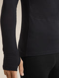 icebreaker Men's Merino Blend 125 ZoneKnit™ Long Sleeve Crewe Thermal Top Black MEN - 6