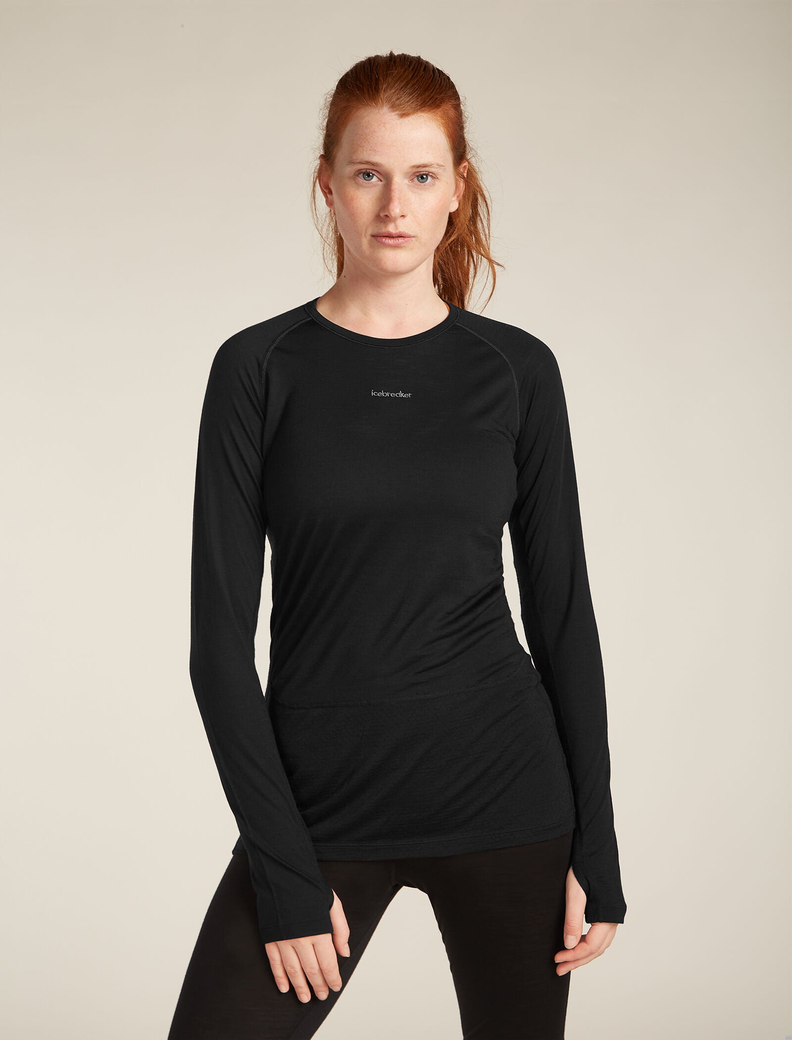 Women's Merino Blend 125 ZoneKnit™ Long Sleeve Crewe Thermal Top