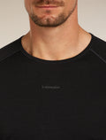 Men's Merino 200 ZoneKnit™ Long Sleeve Crewe Thermal Top Black - 5