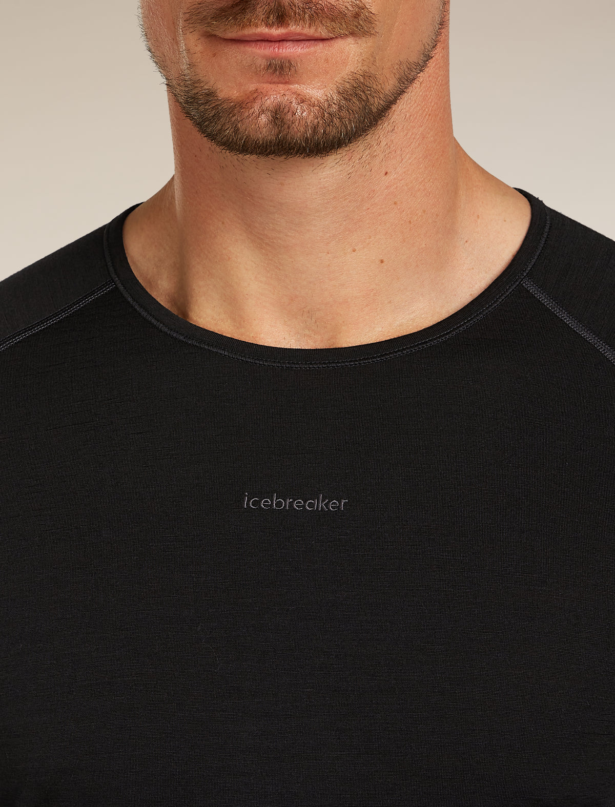 Men's Merino 200 ZoneKnit™ Long Sleeve Crewe Thermal Top Black - 5
