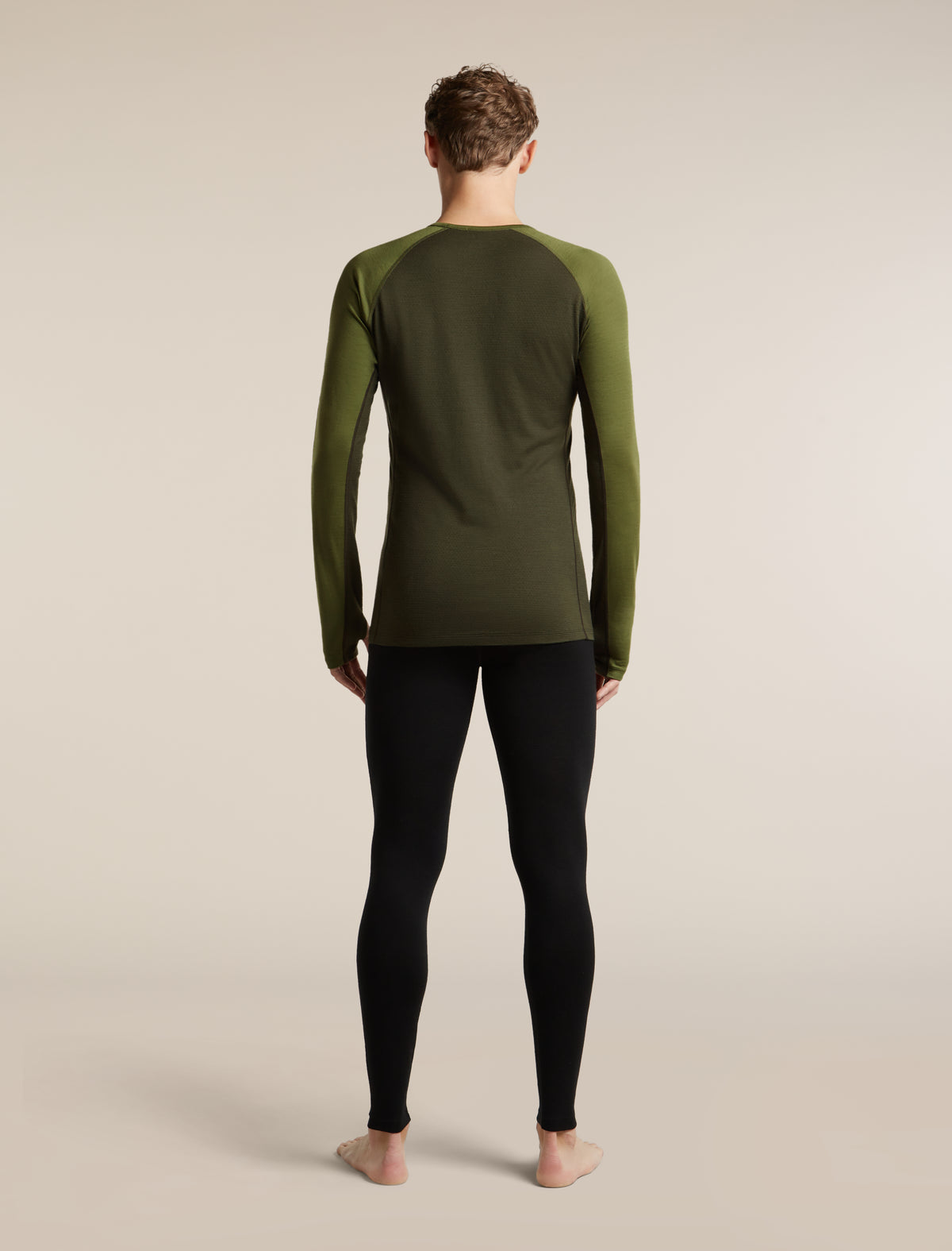 Men's Merino 200 ZoneKnit™ Long Sleeve Crewe Dark Loden/Sphagnum - 6