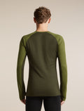 Men's Merino 200 ZoneKnit™ Long Sleeve Crewe Dark Loden/Sphagnum - 2