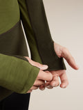 Men's Merino 200 ZoneKnit™ Long Sleeve Crewe Dark Loden/Sphagnum - 7