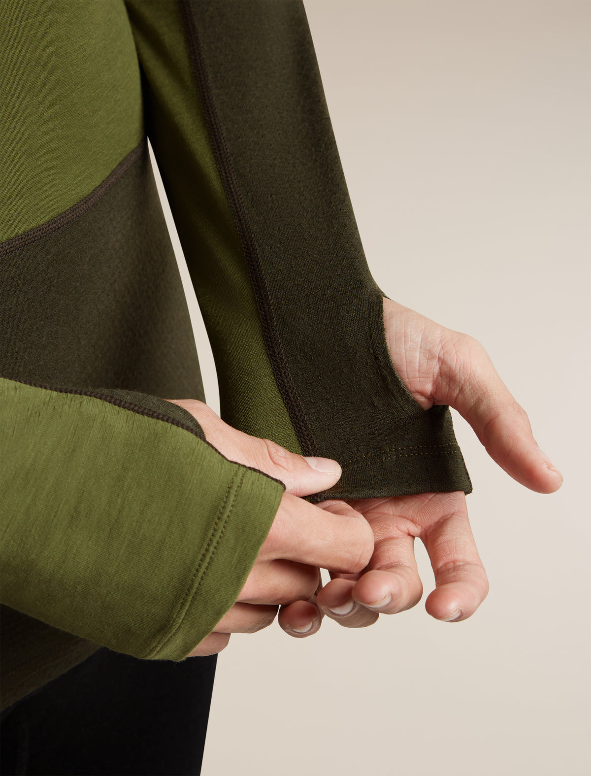 Men's Merino 200 ZoneKnit™ Long Sleeve Crewe Dark Loden/Sphagnum - 7