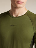 Men's Merino 200 ZoneKnit™ Long Sleeve Crewe Dark Loden/Sphagnum - 8