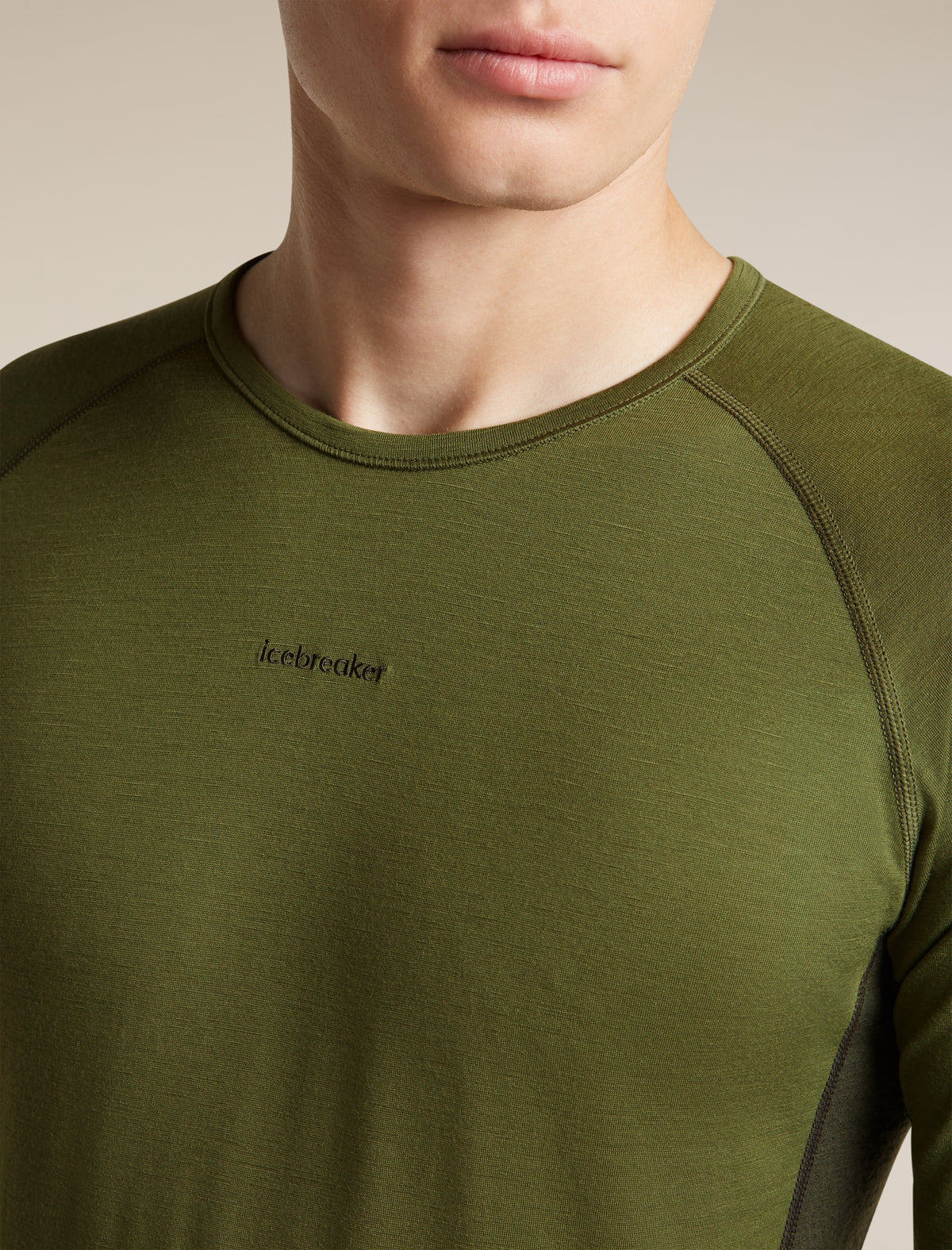 Men's Merino 200 ZoneKnit™ Long Sleeve Crewe Dark Loden/Sphagnum - 8